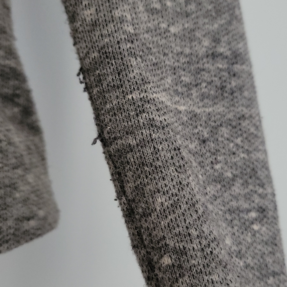 Mystree Skylar Asymmetrical Knit Zip Jacket in Taupe - Picture 14 of 15
